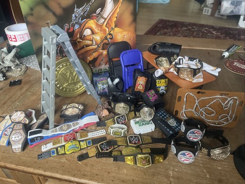 Jakks mattel wwe belts and - belts,